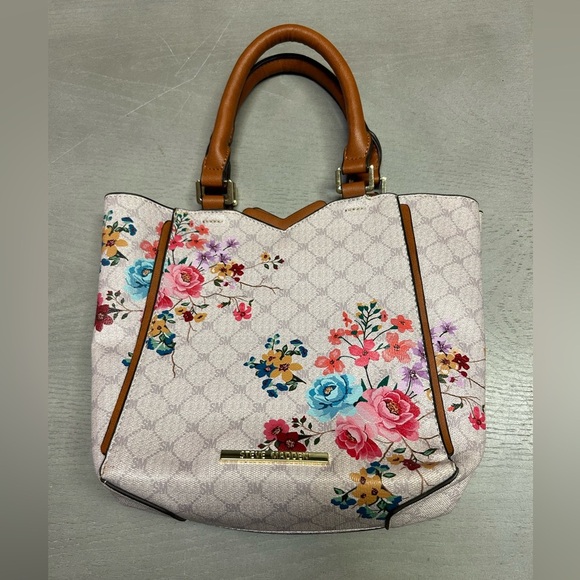 Steve Madden FloralHandbag Perfect Spring Bag. Medium Size Colorful‎ Tote - Picture 2 of 16